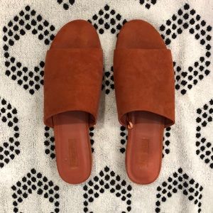 Forever 21 rust colored mules